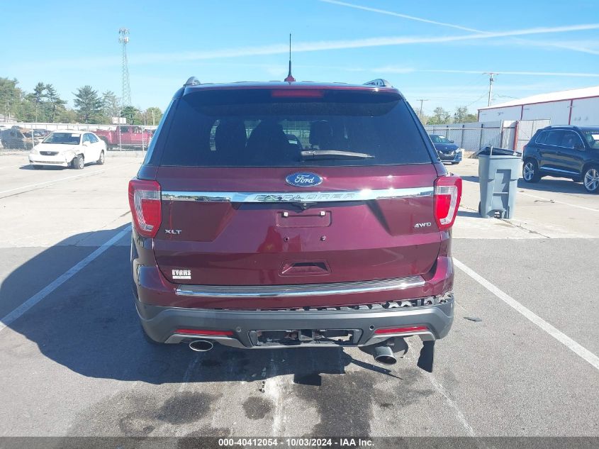 2018 Ford Explorer Xlt VIN: 1FM5K8D86JGB54327 Lot: 40412054