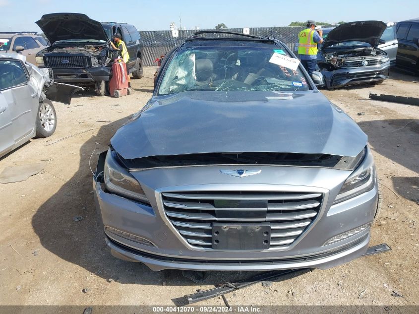 2015 Hyundai Genesis 5.0 VIN: KMHGN4JF2FU037249 Lot: 40412070