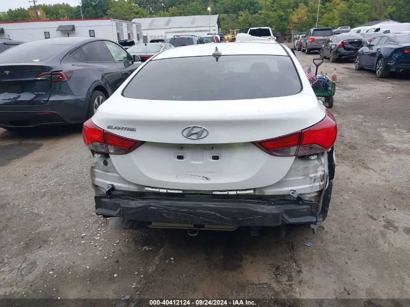 2016 Hyundai Elantra Se VIN: 5NPDH4AE5GH784961 Lot: 40412124