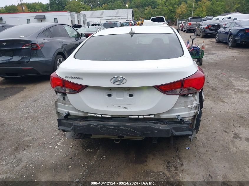 2016 Hyundai Elantra Se/Sport/Limited VIN: 5NPDH4AE5GH784961 Lot: 40412124