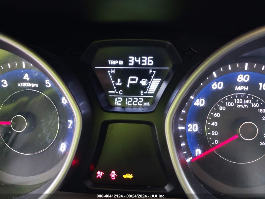 2016 Hyundai Elantra Se VIN: 5NPDH4AE5GH784961 Lot: 40412124