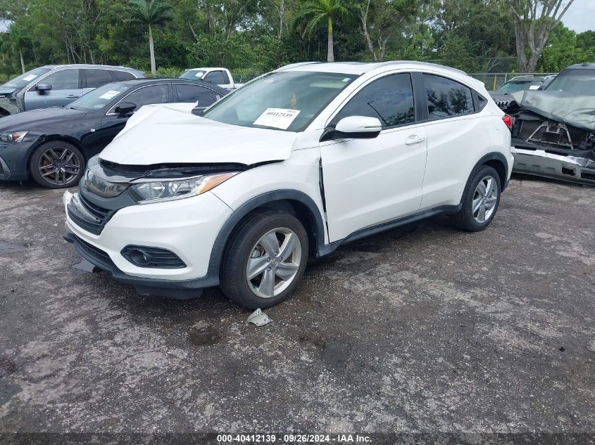 VIN 3CZRU5H70KM718412 2019 Honda HR-V, Ex-L no.2