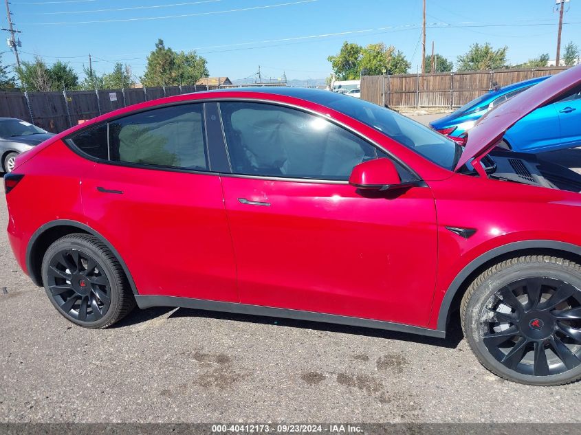 2021 Tesla Model Y Long Range Dual Motor All-Wheel Drive VIN: 5YJYGDEE2MF285429 Lot: 40412173