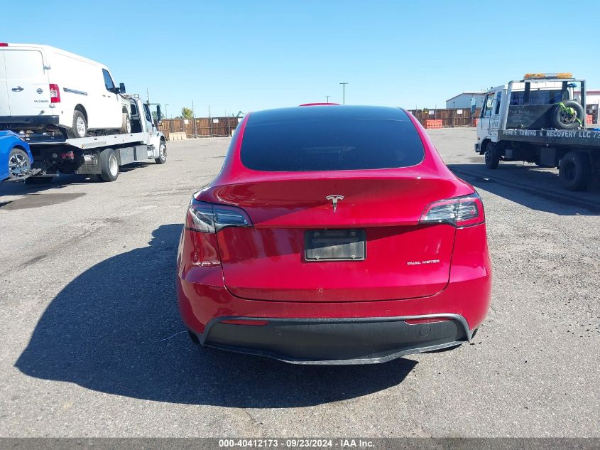 2021 TESLA MODEL Y LONG RANGE DUAL MOTOR ALL-WHEEL DRIVE - 5YJYGDEE2MF285429