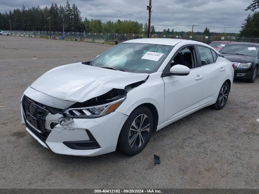 2021 Nissan Sentra Sv Xtronic Cvt VIN: 3N1AB8CV4MY223113 Lot: 40412182