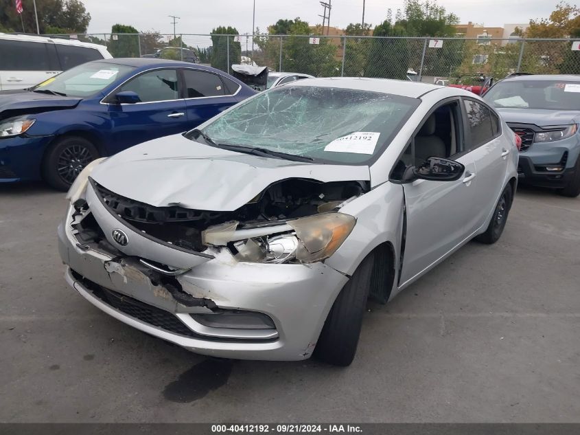 2015 Kia Forte Lx VIN: KNAFK4A65F5399415 Lot: 40412192