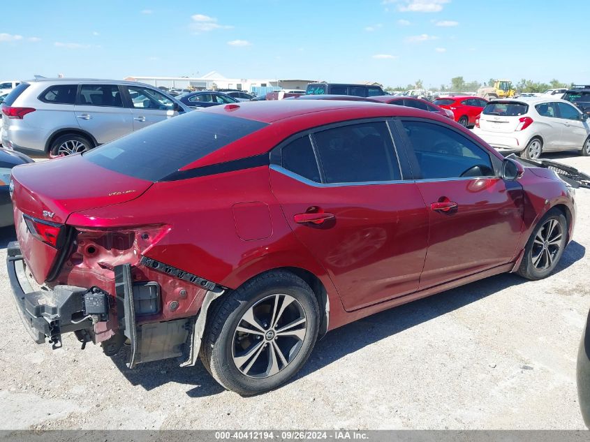 2020 Nissan Sentra Sv VIN: 3N1AB8CV8LY288173 Lot: 40412194