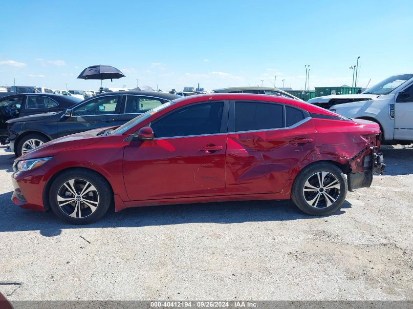 2020 Nissan Sentra Sv VIN: 3N1AB8CV8LY288173 Lot: 40412194