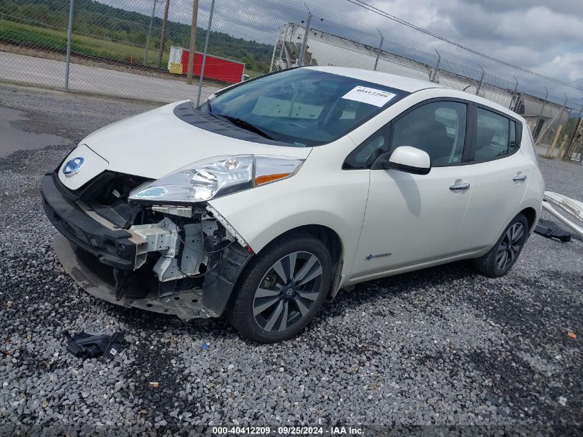 VIN 1N4BZ0CP1HC300430 2017 Nissan Leaf, SV no.2