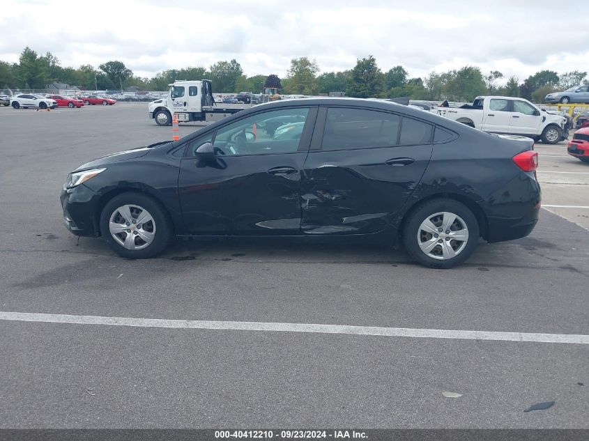 2017 Chevrolet Cruze Ls VIN: 1G1BC5SM9H7276623 Lot: 40412210