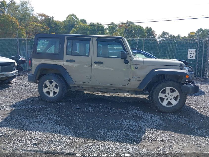 2017 Jeep Wrangler Unlimited Sport VIN: 1C4BJWKG8HL635514 Lot: 40412238