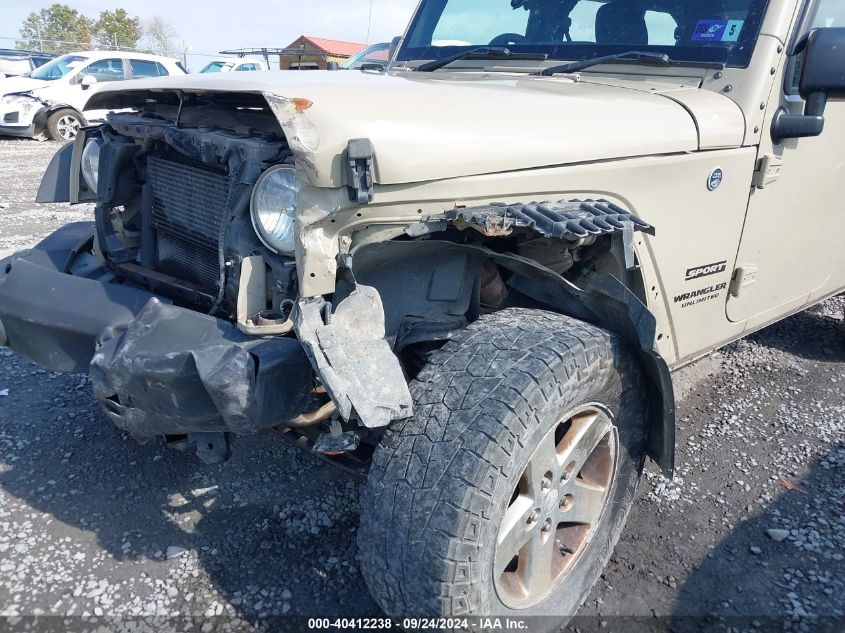 2017 Jeep Wrangler Unlimited Sport VIN: 1C4BJWKG8HL635514 Lot: 40412238