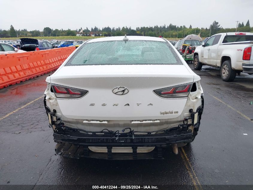 KMHE24L3XKA087640 2019 Hyundai Sonata Hybrid Se