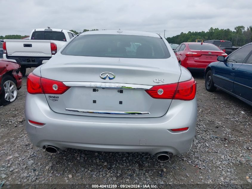 2014 Infiniti Q50 Premium VIN: JN1BV7AP6EM683825 Lot: 40412259