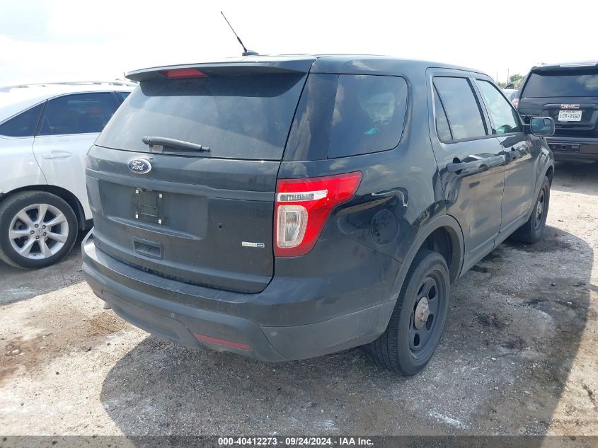 VIN 1FM5K8AR9DGB71396 2013 Ford Utility Police Inte... no.4