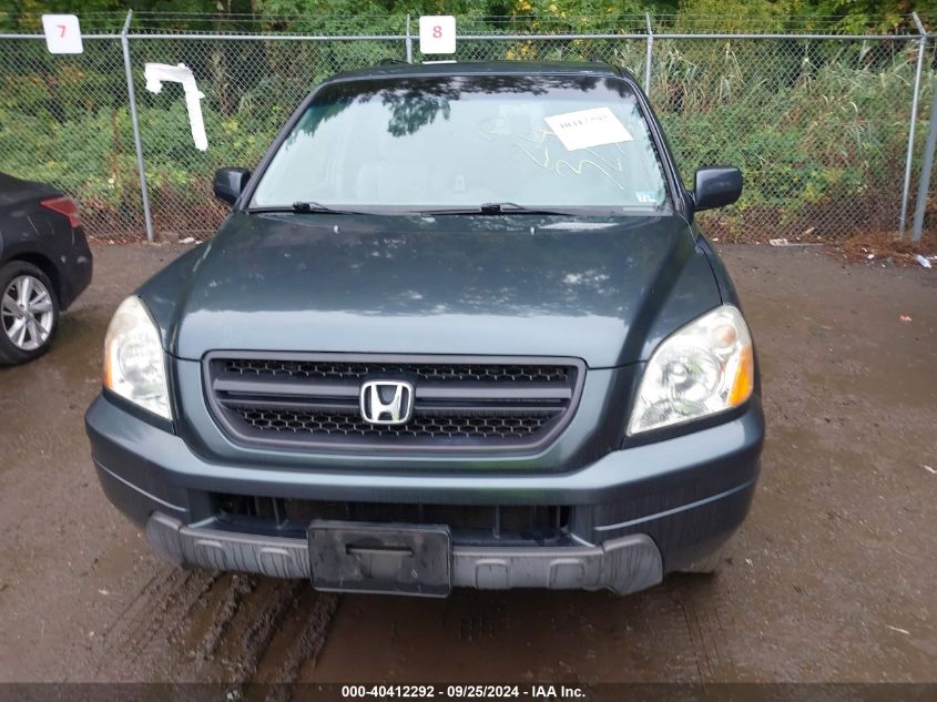 5FNYF18575B066478 2005 Honda Pilot Ex-L