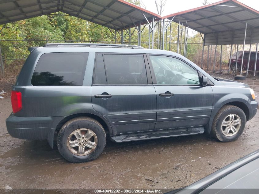 5FNYF18575B066478 2005 Honda Pilot Ex-L