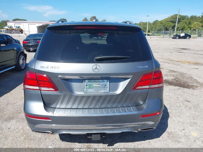 2017 Mercedes-Benz Gle 350 350 4Matic VIN: 4JGDA5HB0HA895010 Lot: 40412333