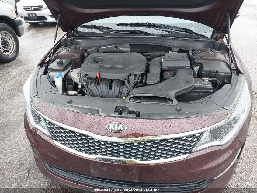 2018 Kia Optima Lx VIN: 5XXGT4L33JG266843 Lot: 40412340