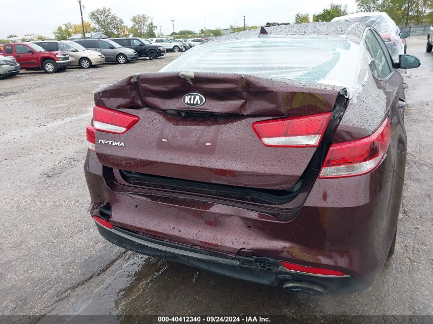 2018 Kia Optima Lx/S VIN: 5XXGT4L33JG266843 Lot: 40412340