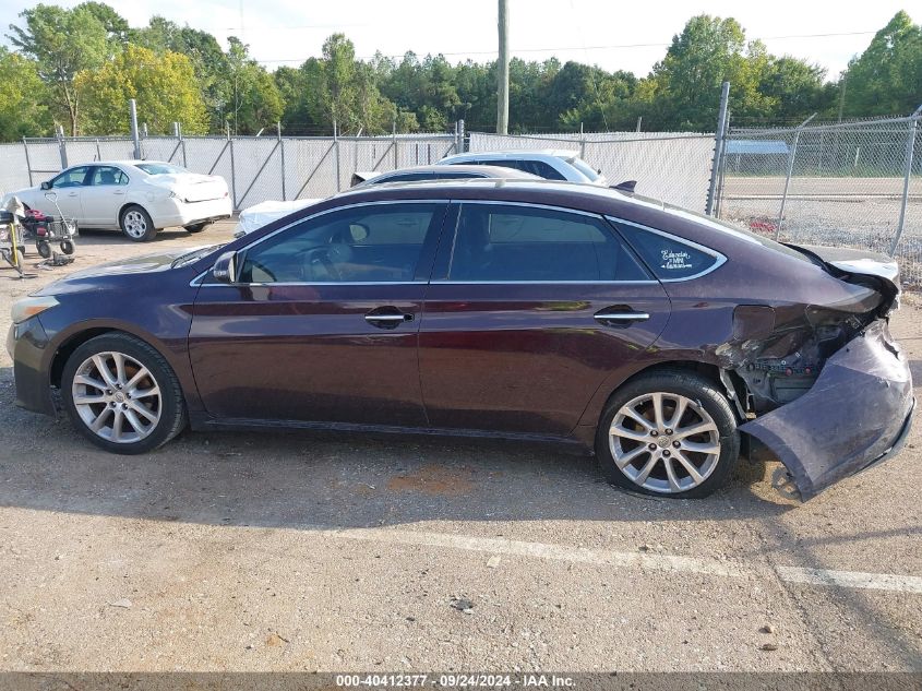 2013 Toyota Avalon Limited VIN: 4T1BK1EB5DU007989 Lot: 40412377