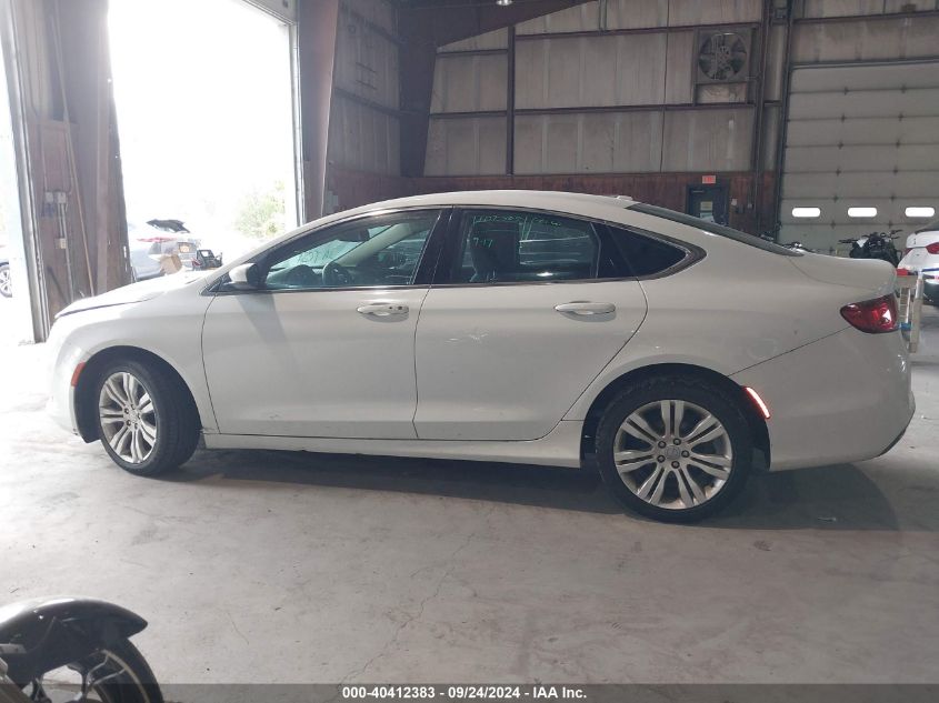 2015 Chrysler 200 Limited VIN: 1C3CCCABXFN582422 Lot: 40412383