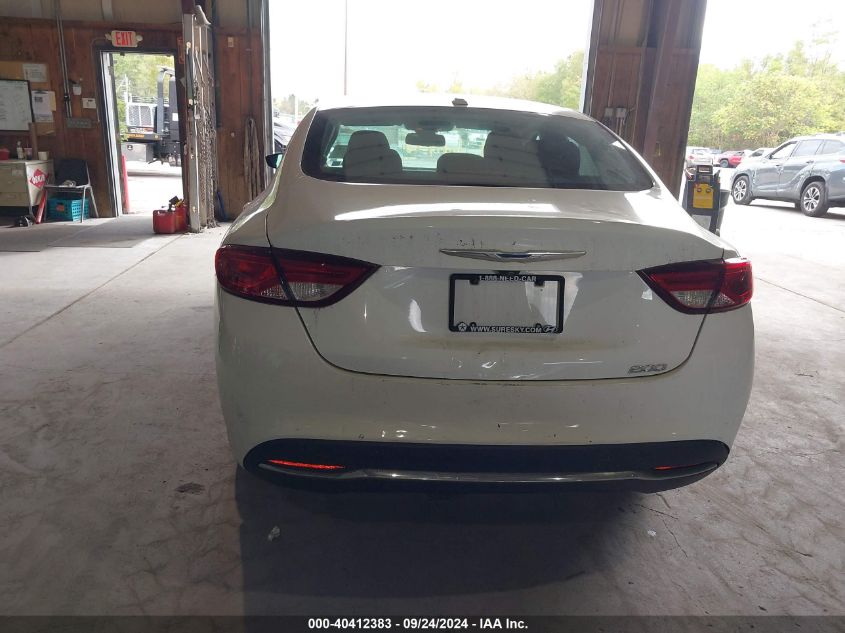 2015 Chrysler 200 Limited VIN: 1C3CCCABXFN582422 Lot: 40412383