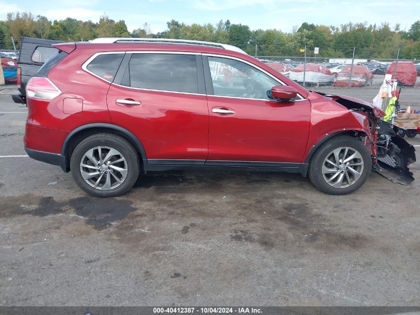 2014 Nissan Rogue S/Sl/Sv VIN: 5N1AT2MV8EC803105 Lot: 40412387