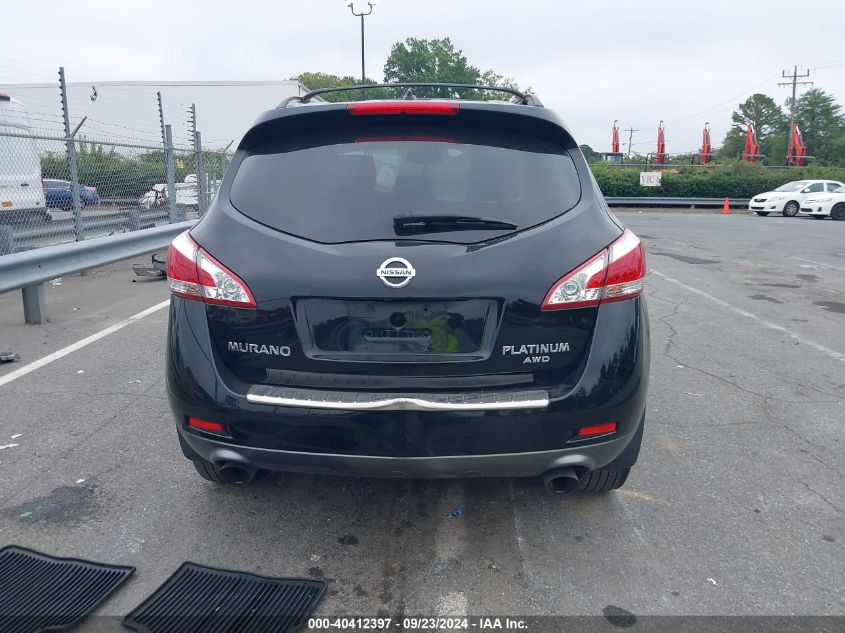 2013 Nissan Murano Le VIN: JN8AZ1MW2DW312441 Lot: 40412397