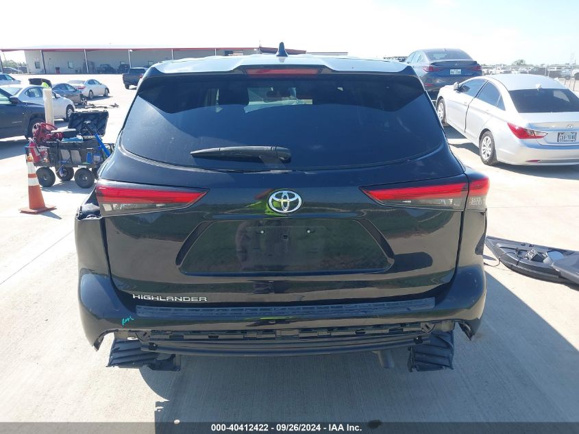 2022 Toyota Highlander L VIN: 5TDCZRAH0NS096504 Lot: 40412422