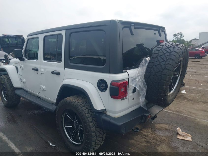 2019 Jeep Wrangler Unlimited Sahara 4X4 VIN: 1C4HJXEG1KW571768 Lot: 40412481