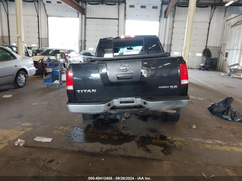 2010 Nissan Titan Xe/Se/Le VIN: 1N6BA0EK1AN324737 Lot: 40412485