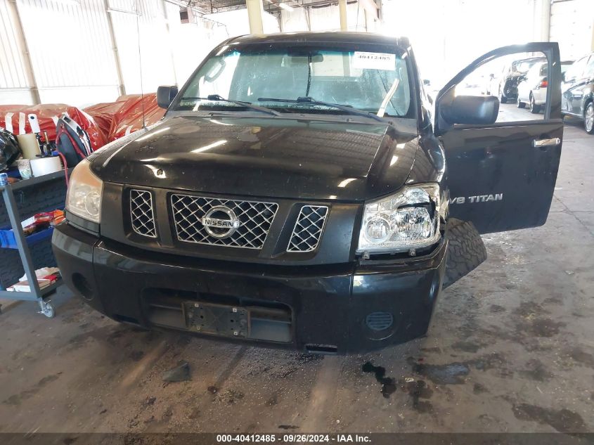 2010 Nissan Titan Xe/Se/Le VIN: 1N6BA0EK1AN324737 Lot: 40412485