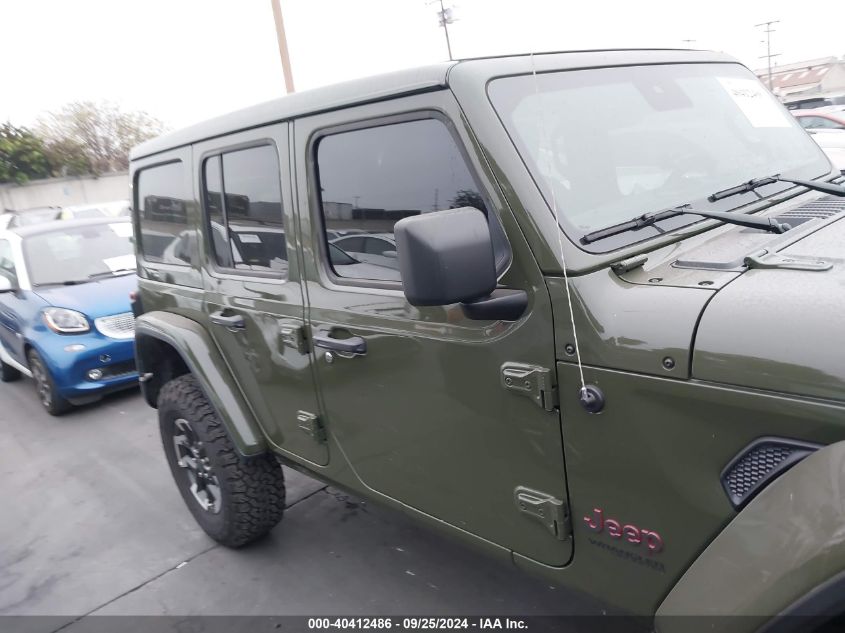 2021 Jeep Wrangler Unlimited Rubicon 4X4 VIN: 1C4HJXFG8MW536744 Lot: 40412486