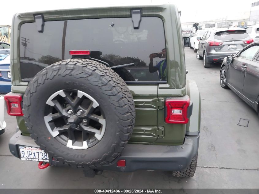 2021 Jeep Wrangler Unlimited Rubicon 4X4 VIN: 1C4HJXFG8MW536744 Lot: 40412486