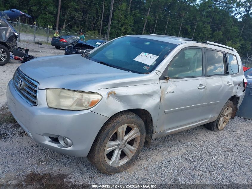 2008 Toyota Highlander Limited VIN: JTEES42A882032879 Lot: 40412512