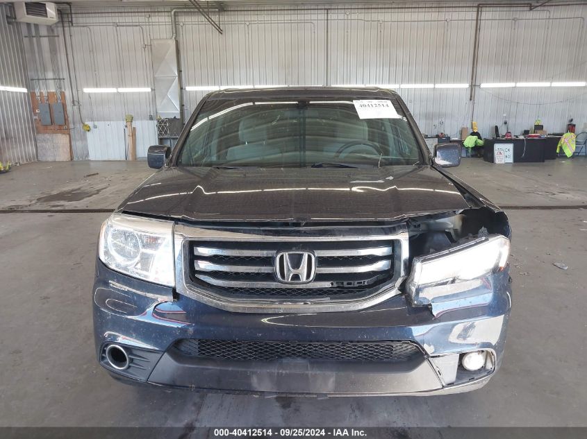 2012 Honda Pilot Ex VIN: 5FNYF4H43CB072025 Lot: 40412514