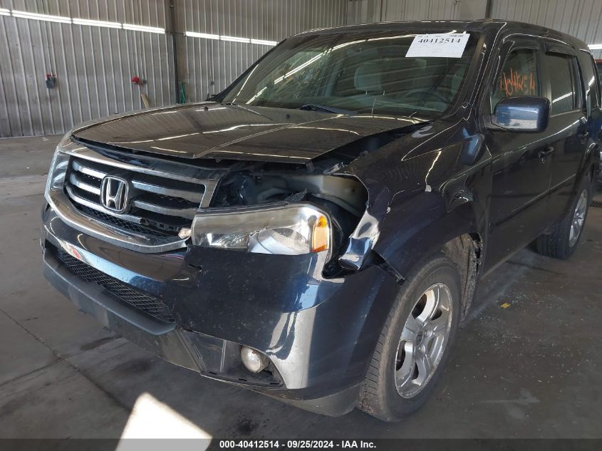 2012 Honda Pilot Ex VIN: 5FNYF4H43CB072025 Lot: 40412514