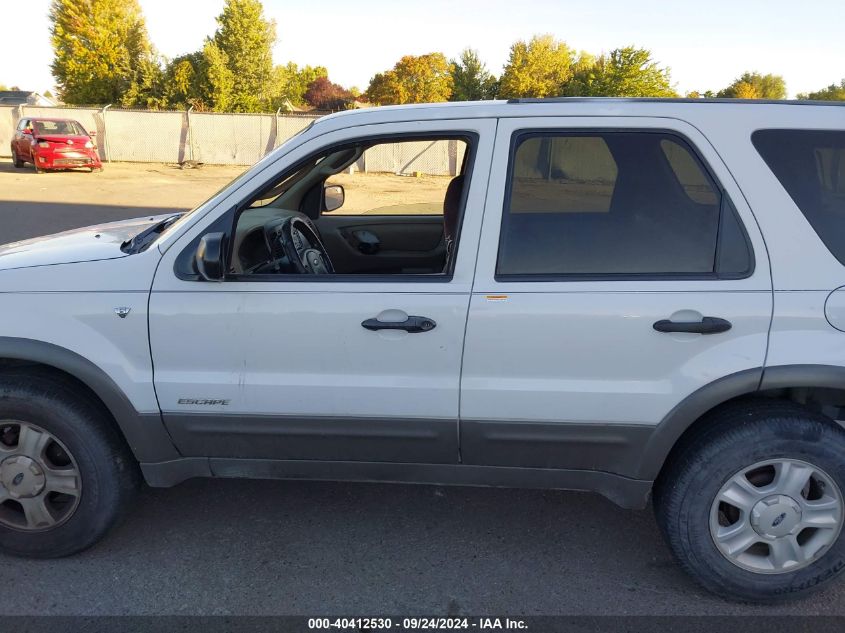 2002 Ford Escape Xlt VIN: 1FMYU04182KA44860 Lot: 40412530