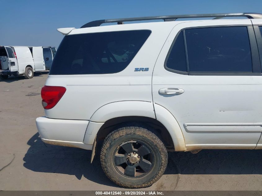 5TDZT34A55S249305 2005 Toyota Sequoia Sr5 V8