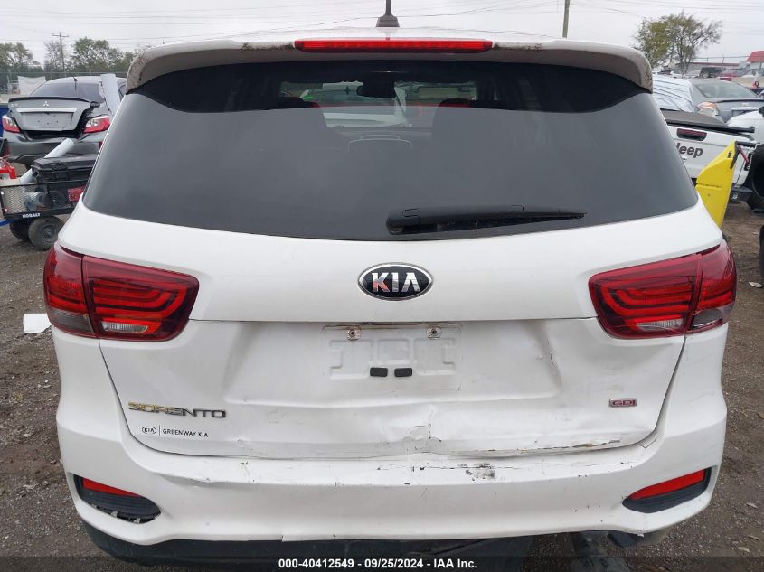 2019 KIA SORENTO 2.4L LX - 5XYPG4A33KG562577