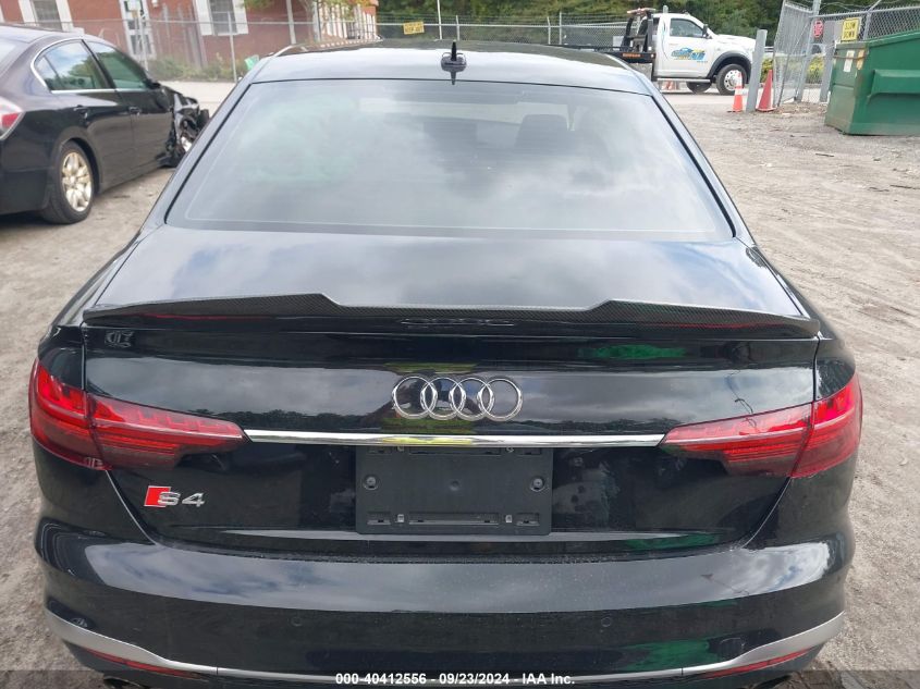 2020 Audi S4 Premium Plus Tfsi Quattro Tiptronic VIN: WAUB4AF48LA028847 Lot: 40412556