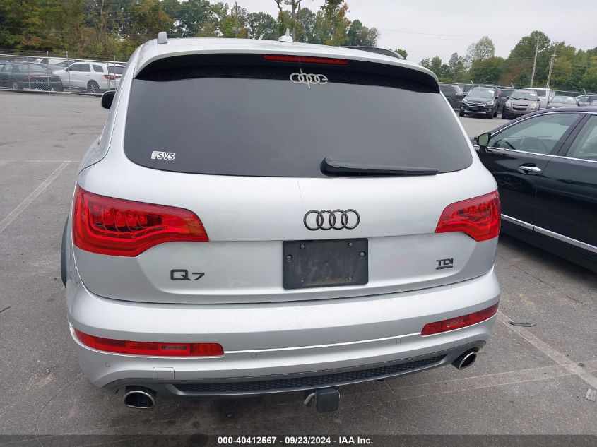 2013 Audi Q7 3.0 Tdi Premium VIN: WA1WMAFE5DD009650 Lot: 40412567