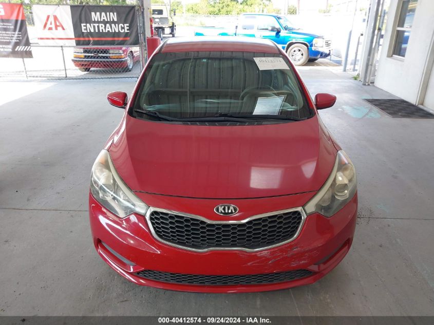 2016 Kia Forte Lx VIN: KNAFK4A61G5614077 Lot: 40412574