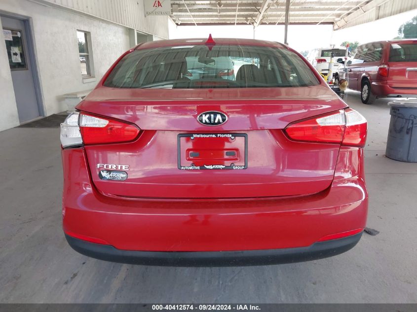 2016 Kia Forte Lx VIN: KNAFK4A61G5614077 Lot: 40412574