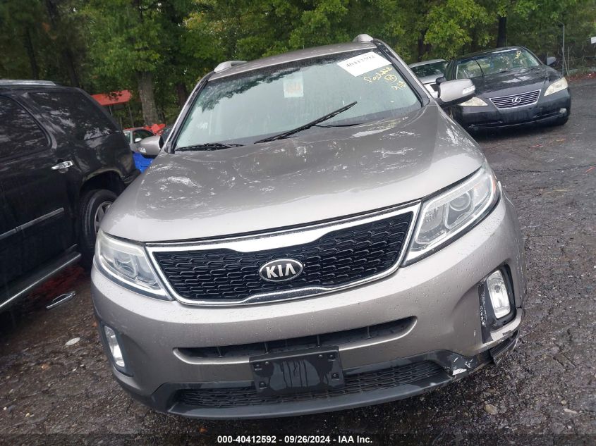 2014 Kia Sorento Ex V6 VIN: 5XYKUDA72EG474842 Lot: 40412592