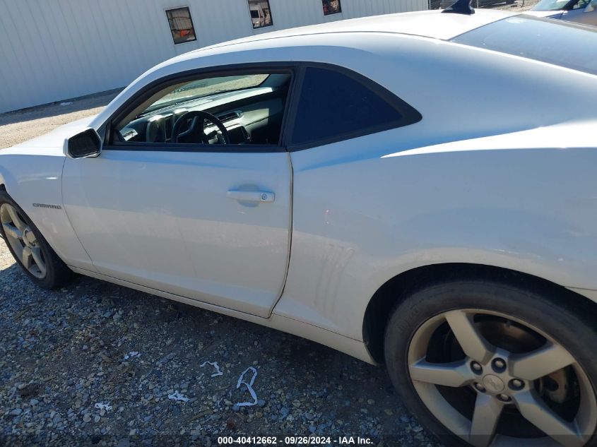 2013 Chevrolet Camaro Lt VIN: 2G1FC1E33D9180900 Lot: 40412662