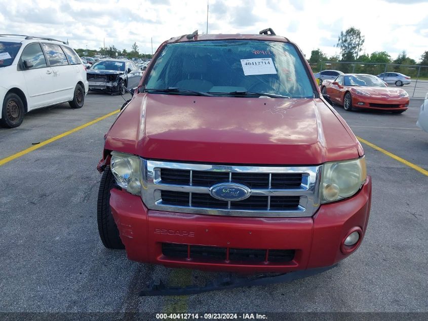 2008 Ford Escape Xlt VIN: 1FMCU03Z58KB01199 Lot: 40412714