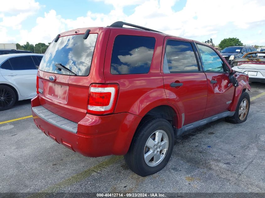 2008 Ford Escape Xlt VIN: 1FMCU03Z58KB01199 Lot: 40412714