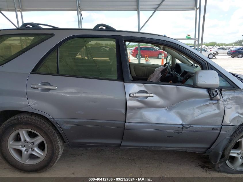 2003 Lexus Rx 300 VIN: JTJGF10U330156041 Lot: 40412786